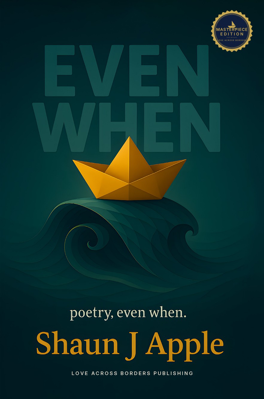 Front cover of Poetry, Even When by Shaun J Apple.
