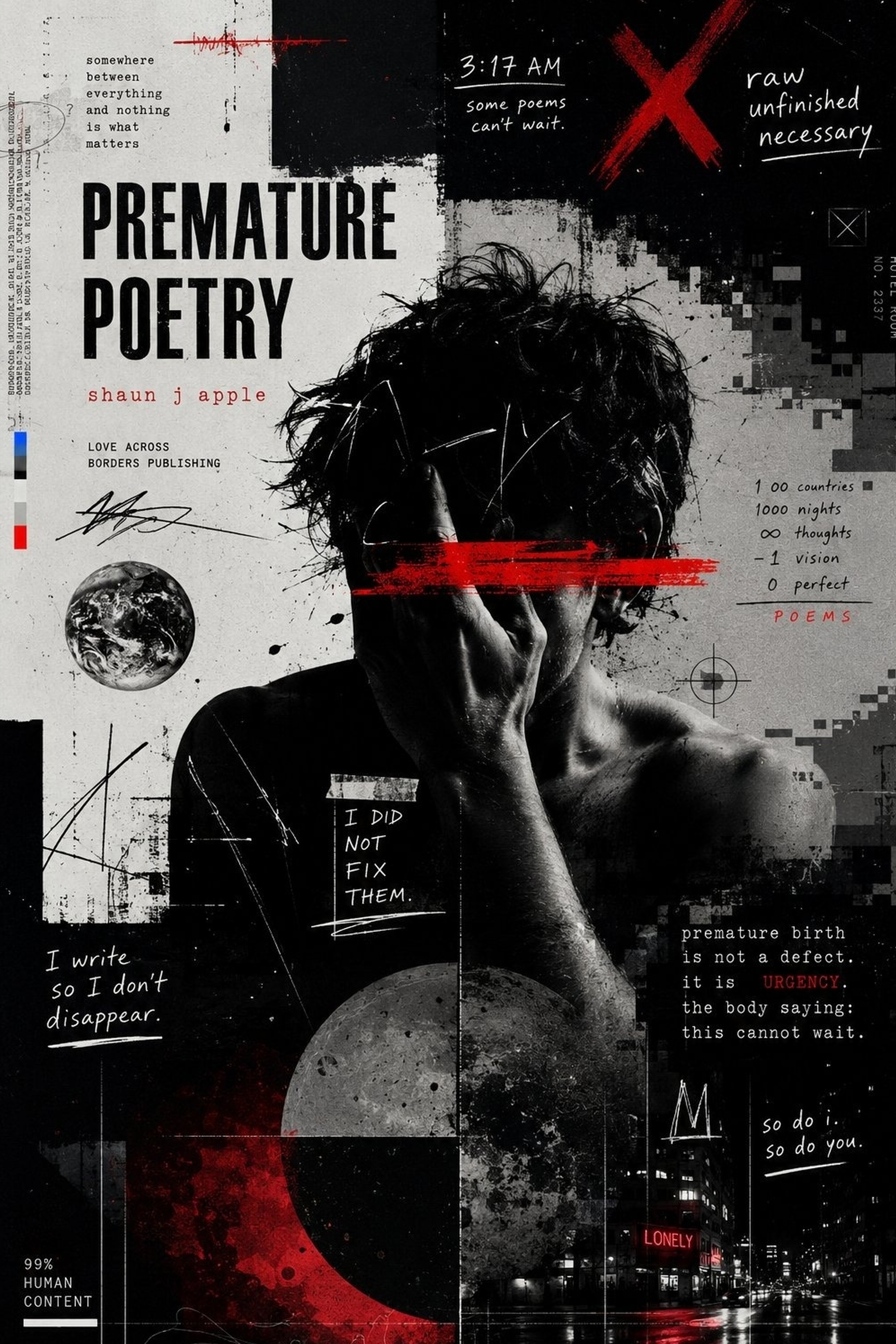 Front cover of Premature Poetry by Shaun J Apple.