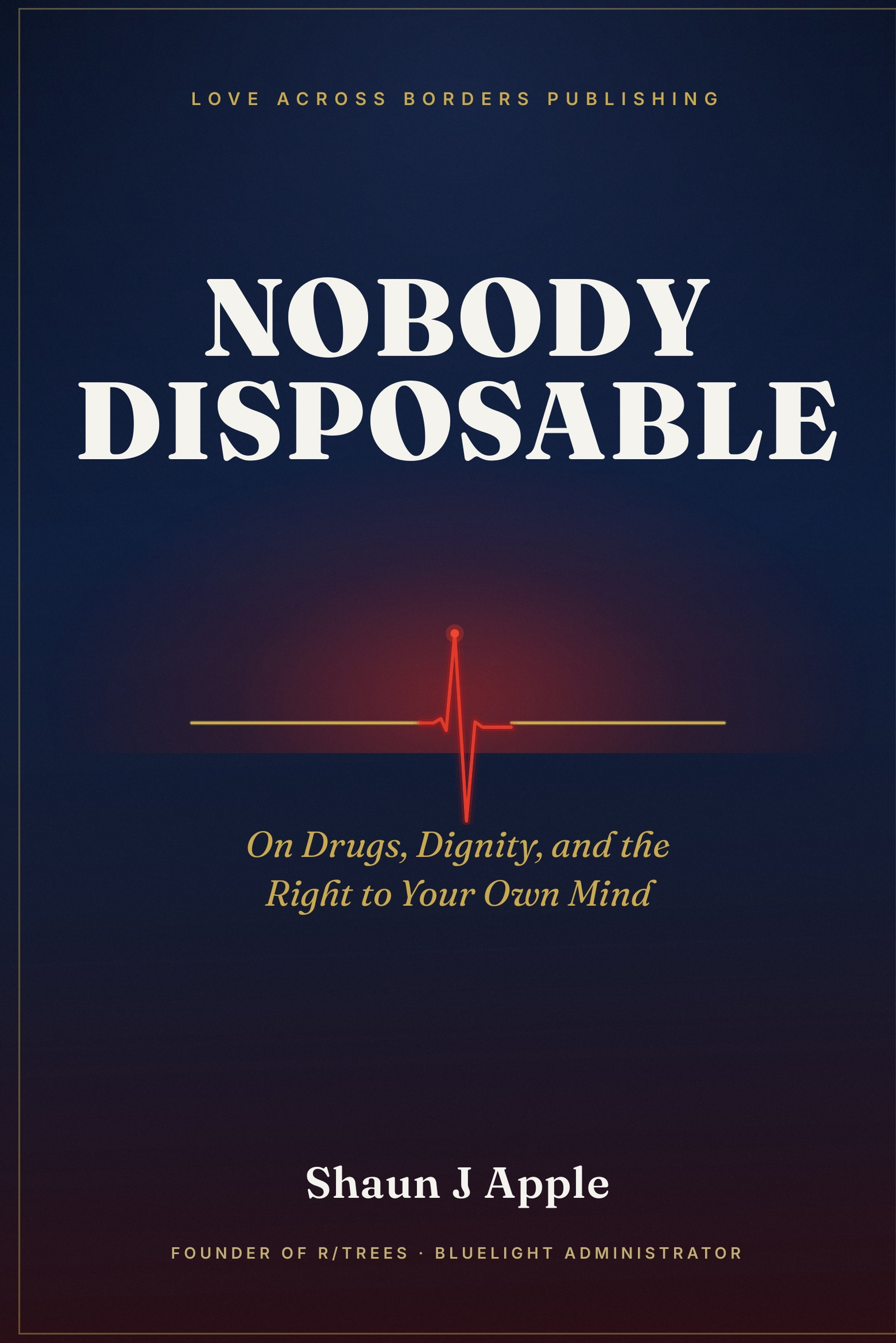 Front cover of Nobody Disposable by Shaun J Apple.